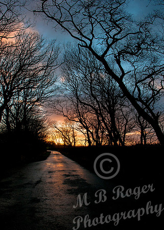 sunset at Lynegar - Watten