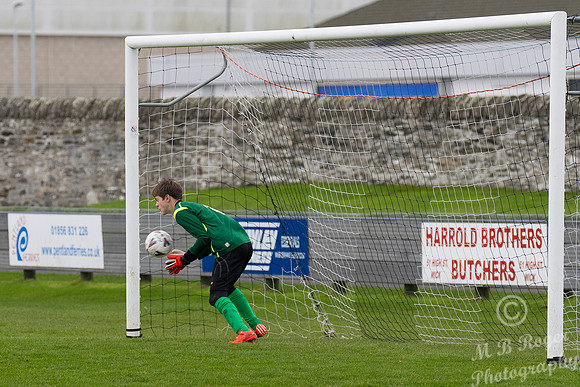 Under 17s Wick 1 v Lossiemouth 1  Harmsworth Park 29/11/2016