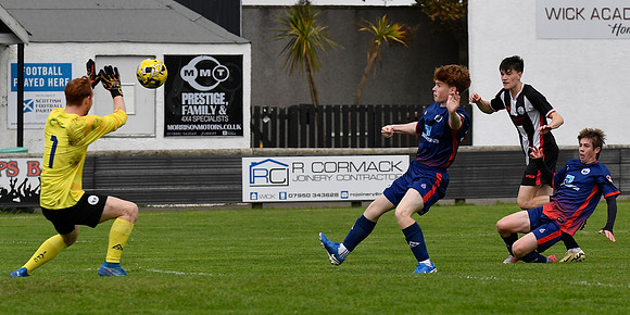 Wick Academy U18s 6 v Inverness Athletic U18s 0 - Harmsworth Par