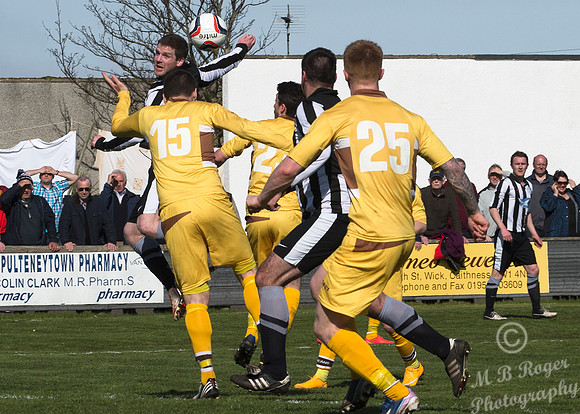 Wick 4 v Forres 3 SHFL 18/04/2015  Harmsworth Park