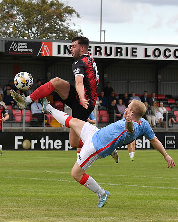 Inverurie Locos 1 v Wick Academy 1 - Harlaw Park - SHFL - 30/08/