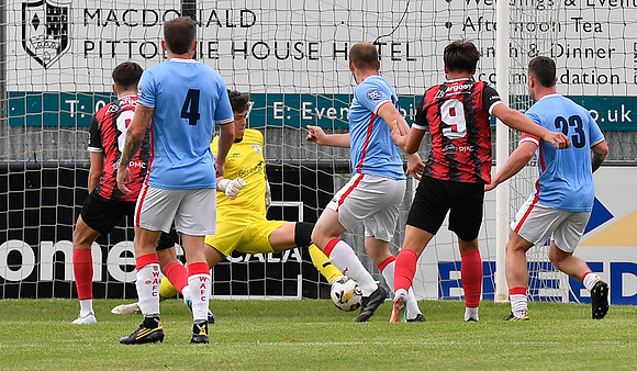 Inverurie Locos 1 v Wick Academy 1 - Harlaw Park - SHFL - 30/08/