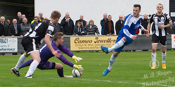 Wick 0 v Cove 1 SHFL Harmsworth Park 19/09/2015