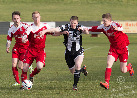 Wick Academy 2 v Lossiemouth 1 SHFL Harmsworth Park 27/02/2016