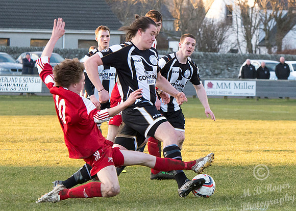 Wick Academy 2 v Lossiemouth 1 SHFL Harmsworth Park 27/02/2016