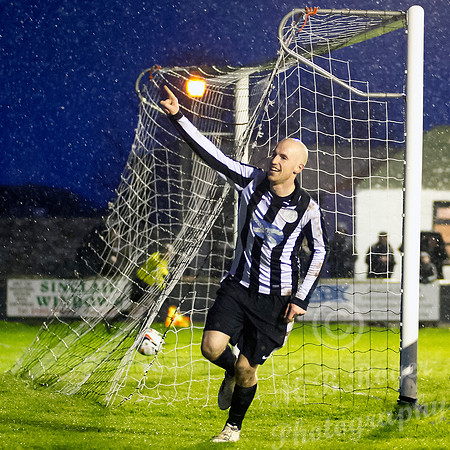 Gary Weir celebrates