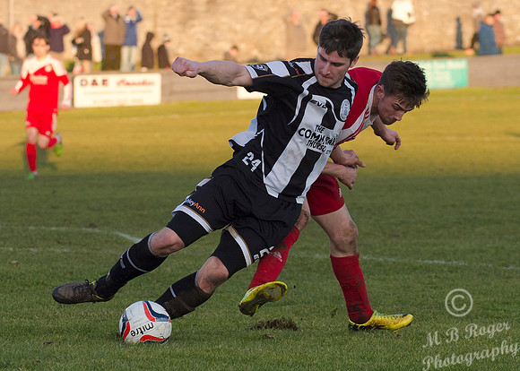Wick Academy 2 v Lossiemouth 1 SHFL Harmsworth Park 27/02/2016
