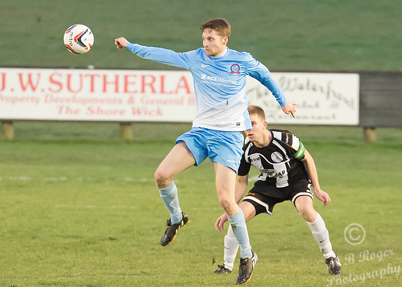 Wick 3 v Turriff 3 SHFL Harmsworth Park 12/12/2015