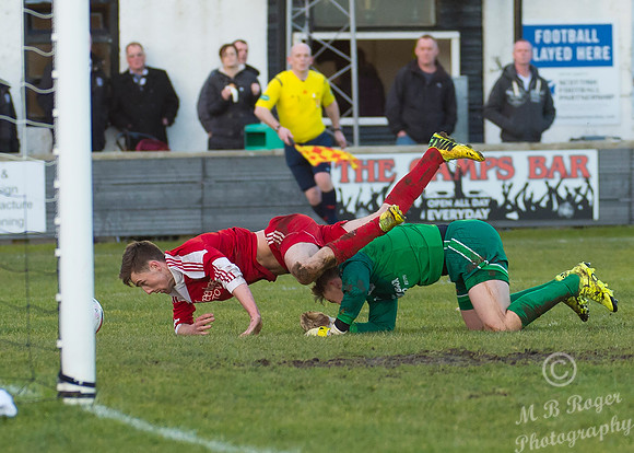 Wick Academy 2 v Lossiemouth 1 SHFL Harmsworth Park 27/02/2016