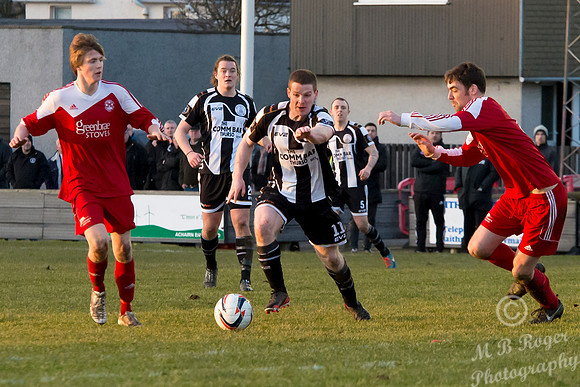 Wick Academy 2 v Lossiemouth 1 SHFL Harmsworth Park 27/02/2016