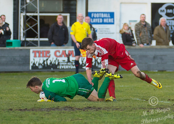 Wick Academy 2 v Lossiemouth 1 SHFL Harmsworth Park 27/02/2016