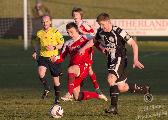 Wick Academy 2 v Lossiemouth 1 SHFL Harmsworth Park 27/02/2016