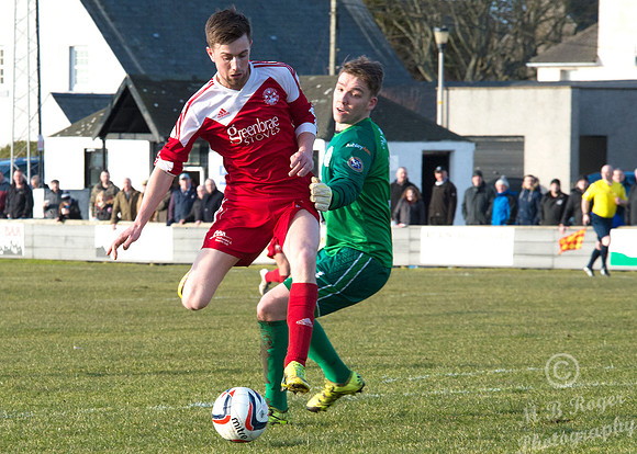 Wick Academy 2 v Lossiemouth 1 SHFL Harmsworth Park 27/02/2016