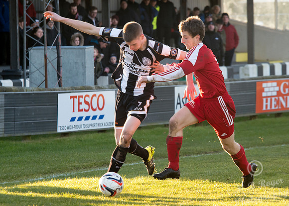 Wick Academy 2 v Lossiemouth 1 SHFL Harmsworth Park 27/02/2016