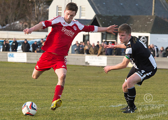Wick Academy 2 v Lossiemouth 1 SHFL Harmsworth Park 27/02/2016
