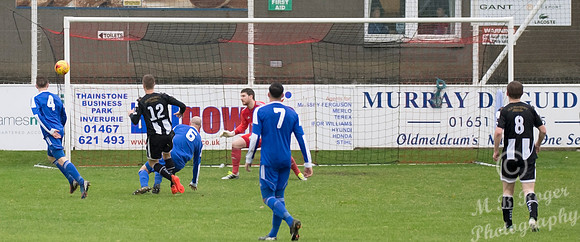 Cove Rangers 6 v Wick Academy 0 SHFL 15/10/2016 Harlaw Park