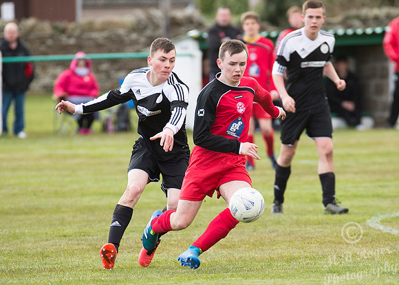 Under 17's Wick Academy 7 v Lossiemouth 2 24/04/2016 - Back Park