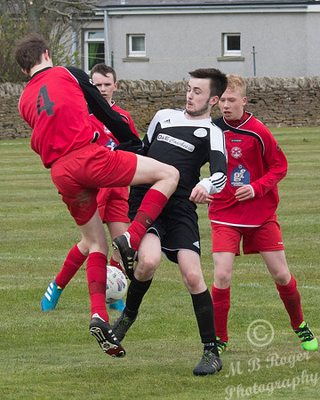 Under 17's Wick Academy 7 v Lossiemouth 2 24/04/2016 - Back Park
