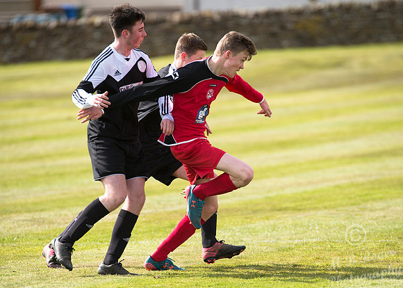 Under 17's Wick Academy 7 v Lossiemouth 2 24/04/2016 - Back Park