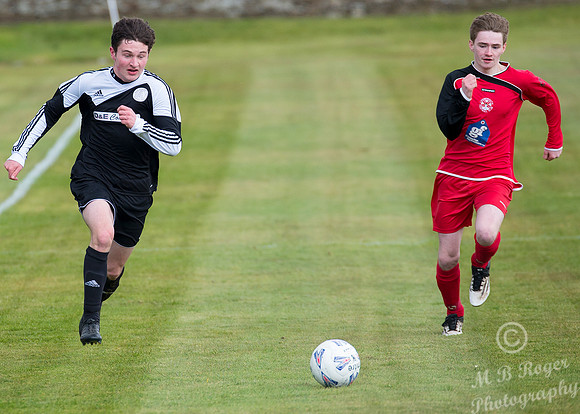 Under 17's Wick Academy 7 v Lossiemouth 2 24/04/2016 - Back Park