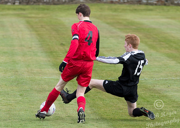 Under 17's Wick Academy 7 v Lossiemouth 2 24/04/2016 - Back Park