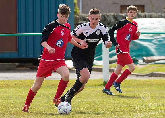 Under 17's Wick Academy 7 v Lossiemouth 2 24/04/2016 - Back Park