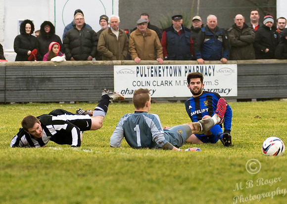 Wick Academy 4 v Huntly 0 SHFL Harmsworth Park 14/02/2015