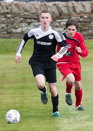 Under 17's Wick Academy 7 v Lossiemouth 2 24/04/2016 - Back Park