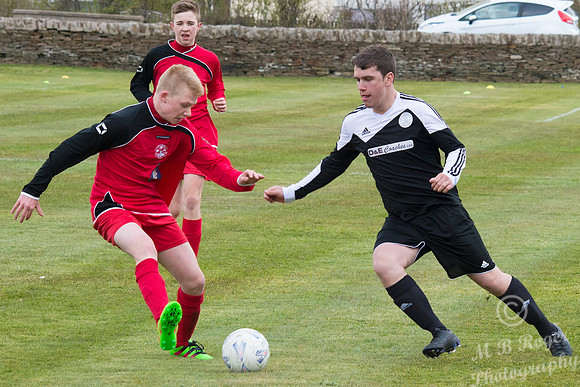 Under 17's Wick Academy 7 v Lossiemouth 2 24/04/2016 - Back Park