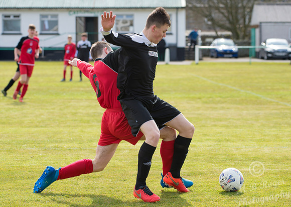Under 17's Wick Academy 7 v Lossiemouth 2 24/04/2016 - Back Park