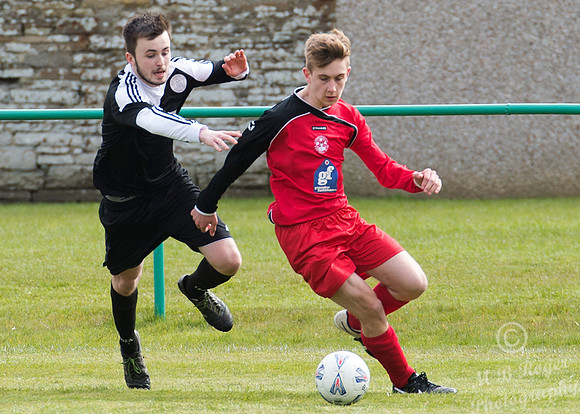 Under 17's Wick Academy 7 v Lossiemouth 2 24/04/2016 - Back Park
