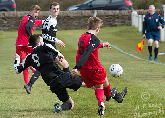 Under 17's Wick Academy 7 v Lossiemouth 2 24/04/2016 - Back Park