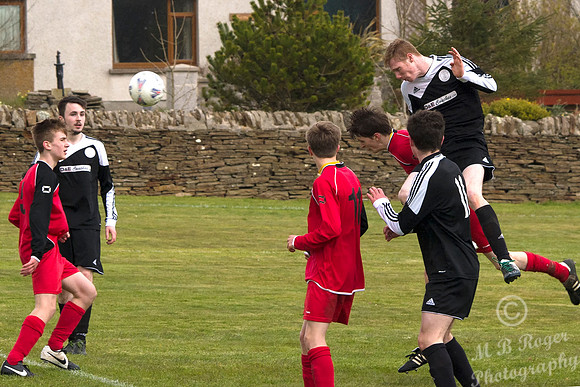 Under 17's Wick Academy 7 v Lossiemouth 2 24/04/2016 - Back Park