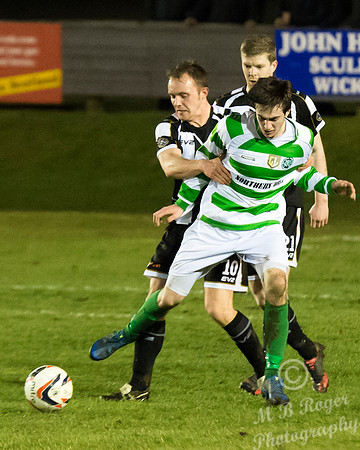 Wick 1 v Buckie 3 SHFL 16/03/2016 Harmsworth Park