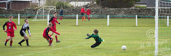 Under 17's Wick Academy 7 v Lossiemouth 2 24/04/2016 - Back Park