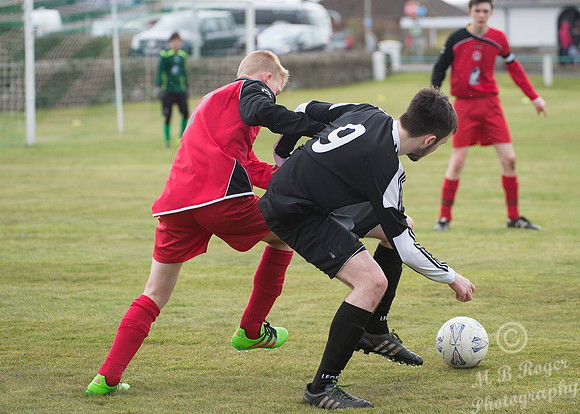 Under 17's Wick Academy 7 v Lossiemouth 2 24/04/2016 - Back Park