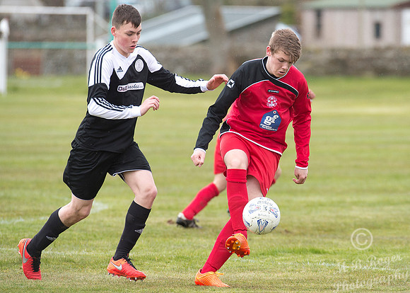Under 17's Wick Academy 7 v Lossiemouth 2 24/04/2016 - Back Park