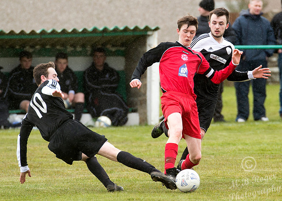 Under 17's Wick Academy 7 v Lossiemouth 2 24/04/2016 - Back Park