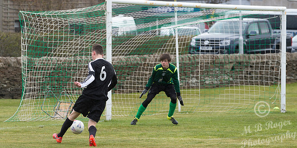 Under 17's Wick Academy 7 v Lossiemouth 2 24/04/2016 - Back Park