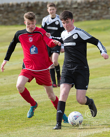 Under 17's Wick Academy 7 v Lossiemouth 2 24/04/2016 - Back Park
