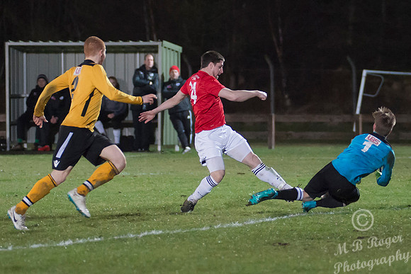 Fort William 1 v Wick 3 SHFL Claggan Park 30/03/2016