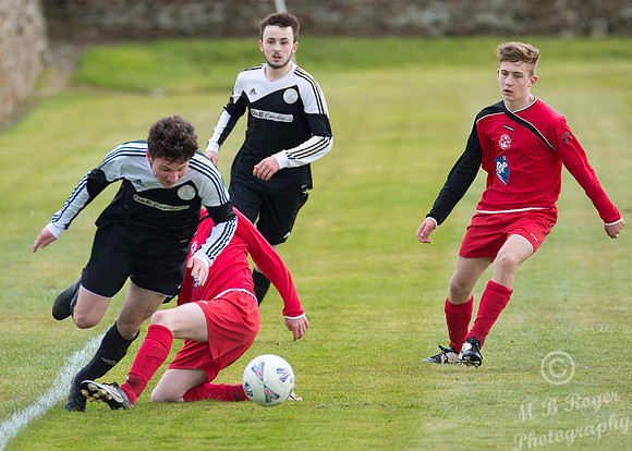 Under 17's Wick Academy 7 v Lossiemouth 2 24/04/2016 - Back Park