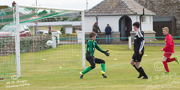 Under 17's Wick Academy 7 v Lossiemouth 2 24/04/2016 - Back Park