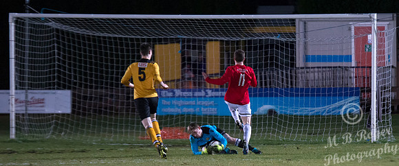 Fort William 1 v Wick 3 SHFL Claggan Park 30/03/2016