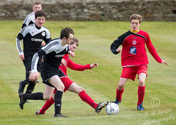 Under 17's Wick Academy 7 v Lossiemouth 2 24/04/2016 - Back Park