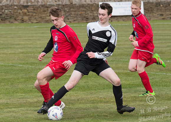 Under 17's Wick Academy 7 v Lossiemouth 2 24/04/2016 - Back Park