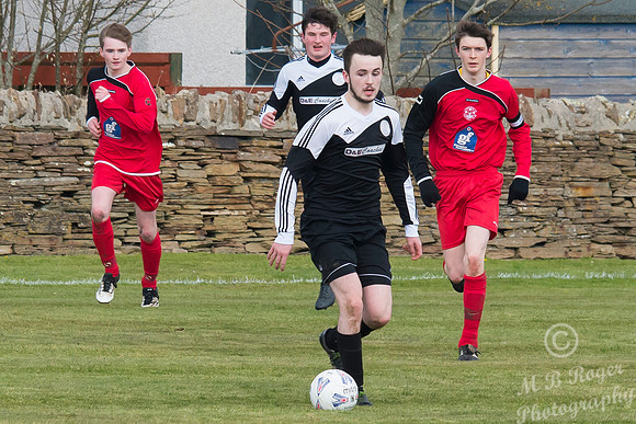 Under 17's Wick Academy 7 v Lossiemouth 2 24/04/2016 - Back Park