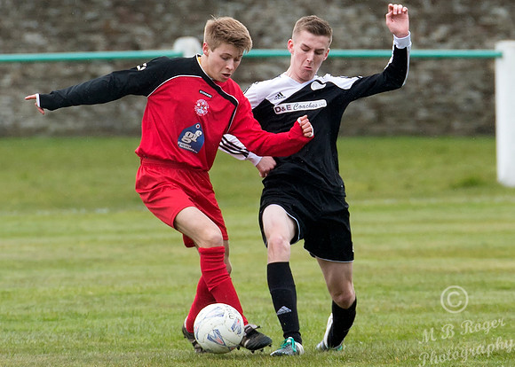 Under 17's Wick Academy 7 v Lossiemouth 2 24/04/2016 - Back Park