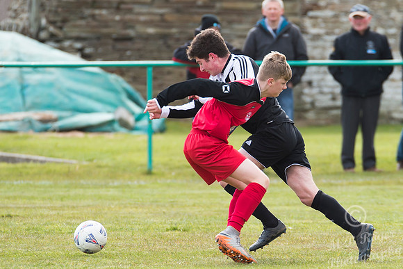 Under 17's Wick Academy 7 v Lossiemouth 2 24/04/2016 - Back Park
