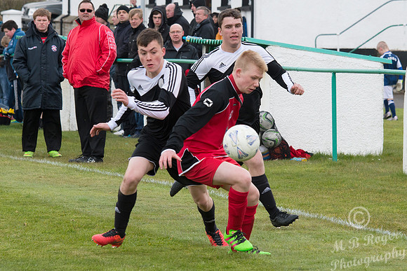 Under 17's Wick Academy 7 v Lossiemouth 2 24/04/2016 - Back Park